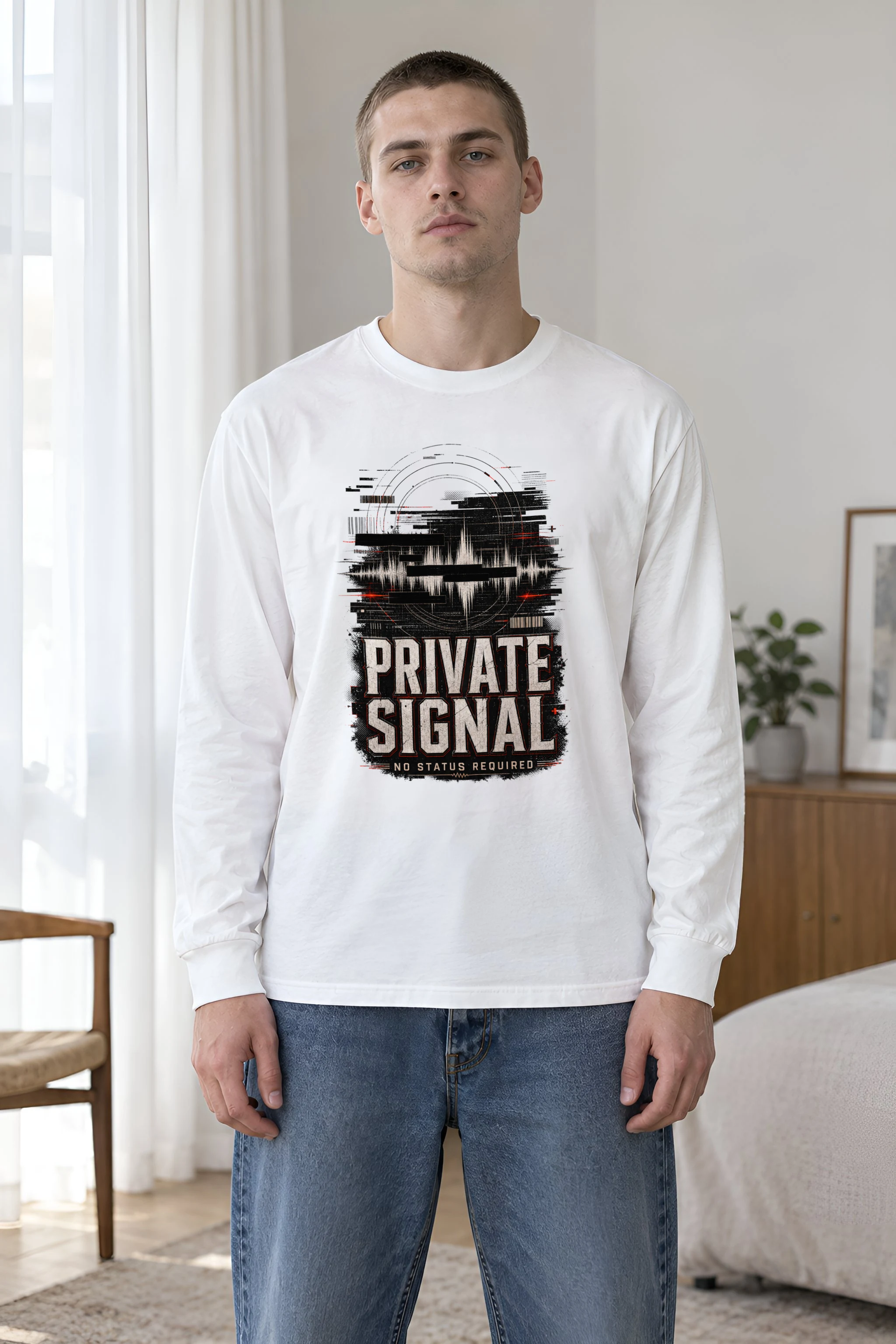 "Private Signal" Unisex Longsleeve T-shirt