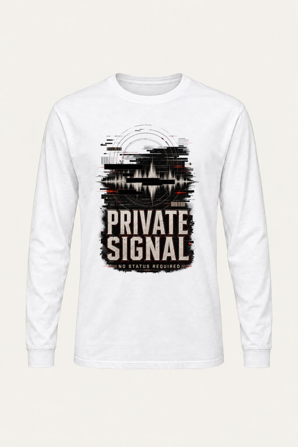 "Private Signal" Unisex Longsleeve T-shirt | Gildan 2400