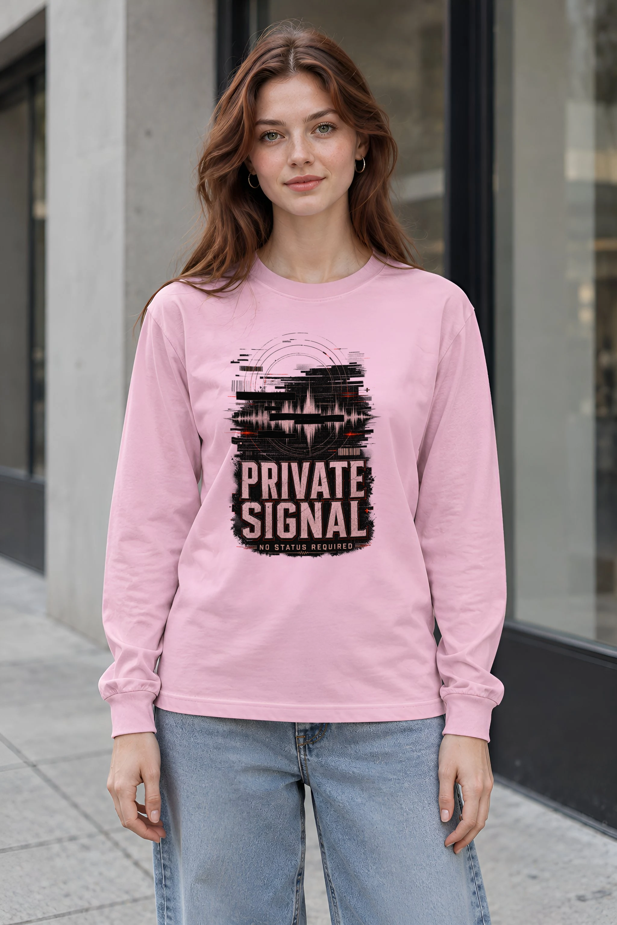 "Private Signal" Unisex Longsleeve T-shirt