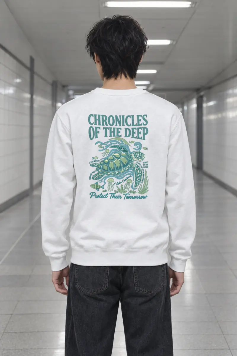"Protect Their Tomorrow" Heavy Blend Unisex Crewneck Sweatshirt