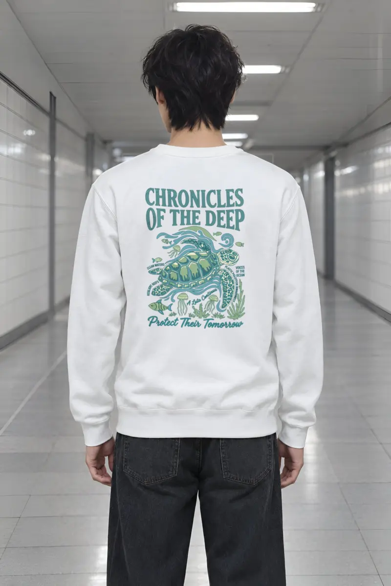 "Protect Their Tomorrow" Heavy Blend Unisex Crewneck Sweatshirt
