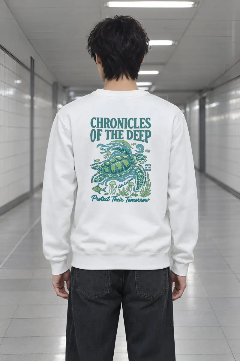 "Protect Their Tomorrow" Heavy Blend Unisex Crewneck Sweatshirt