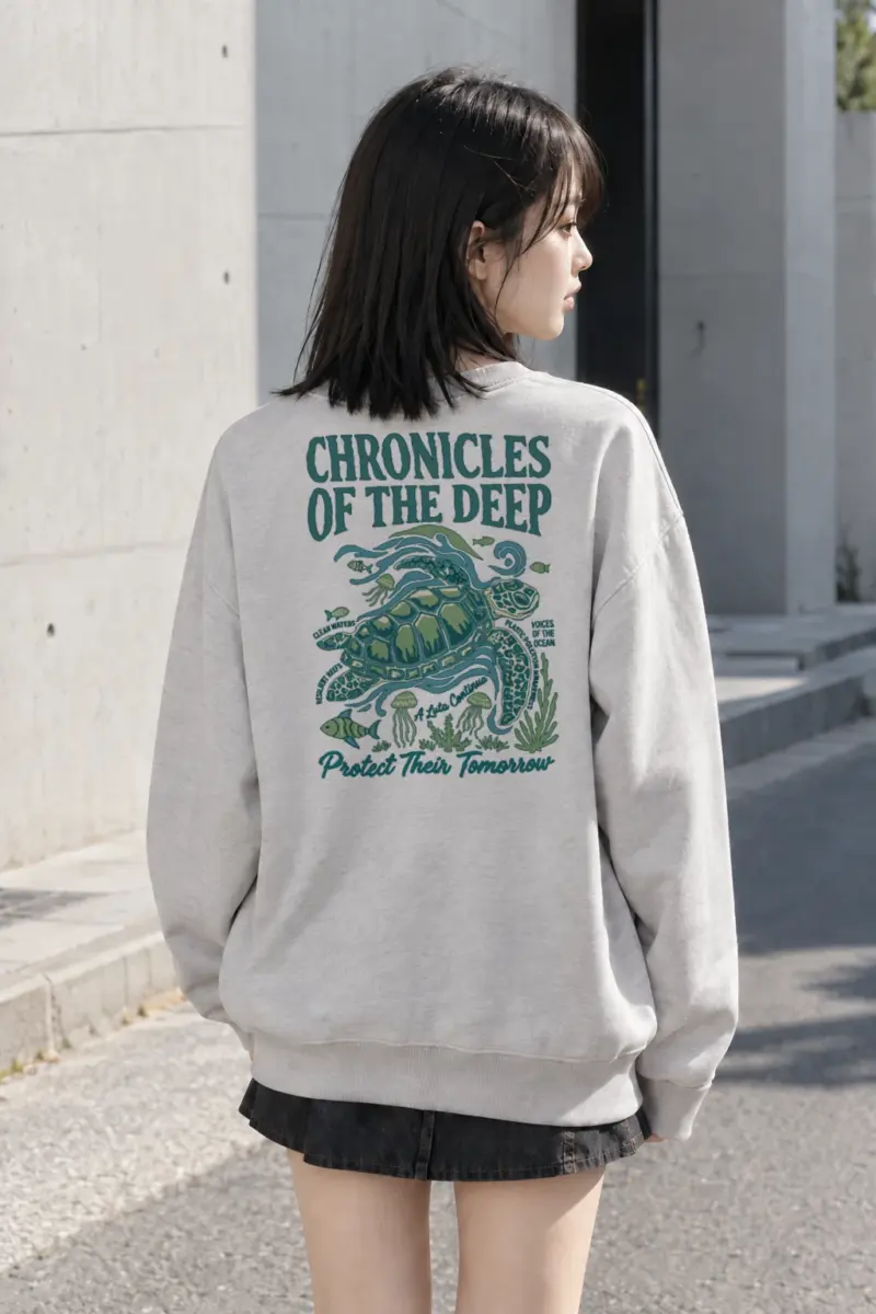 "Protect Their Tomorrow" Heavy Blend Unisex Crewneck Sweatshirt | Gildan 18000