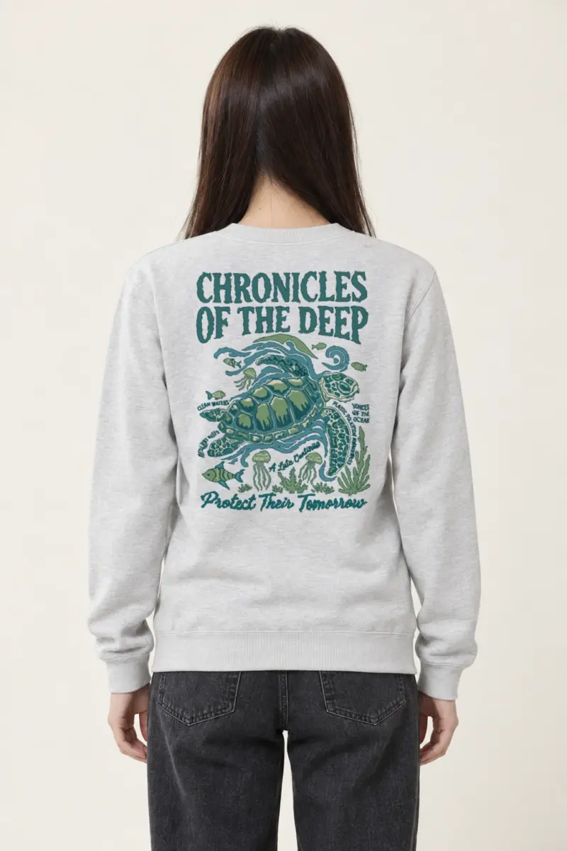 "Protect Their Tomorrow" Heavy Blend Unisex Crewneck Sweatshirt