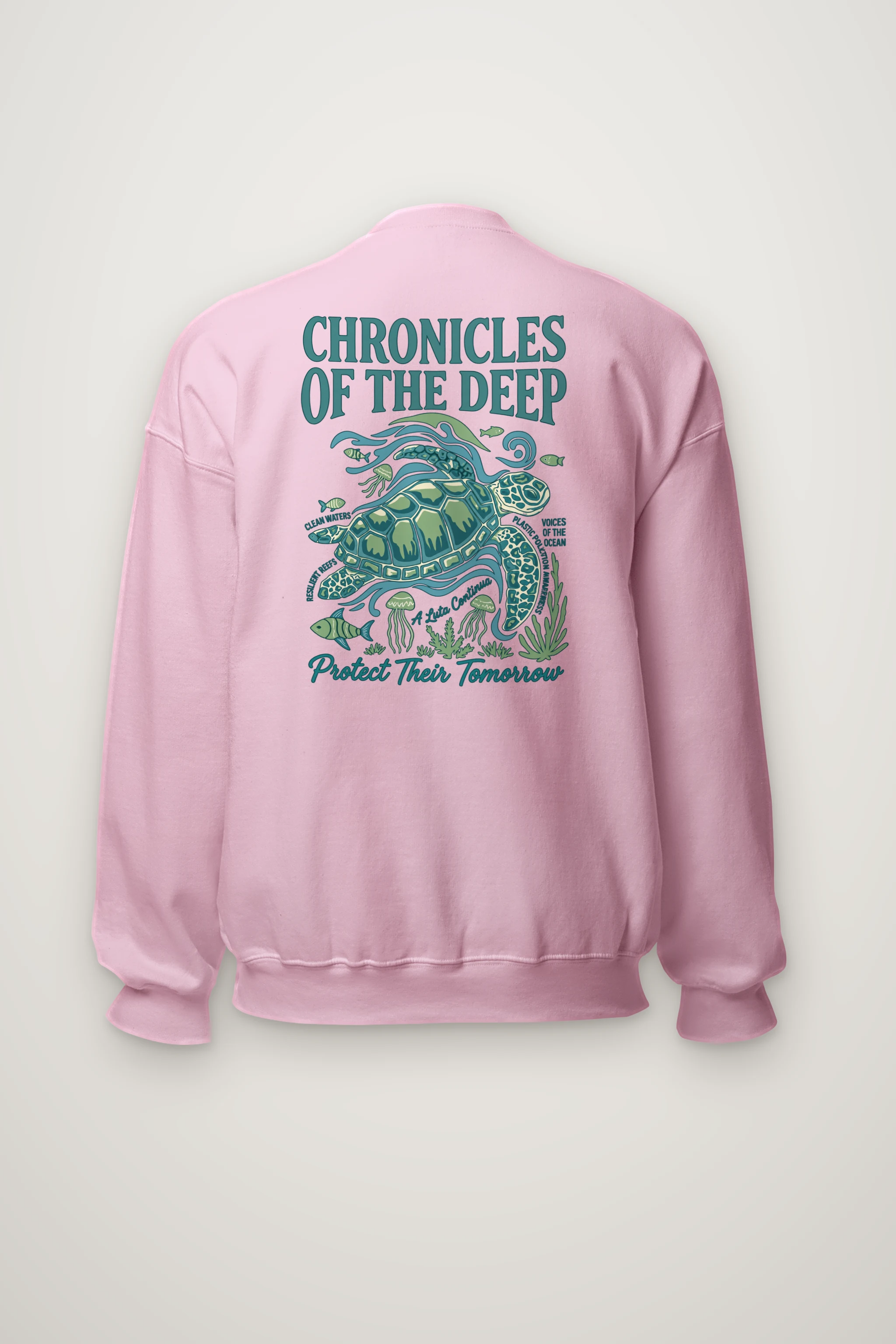 "Protect Their Tomorrow" Heavy Blend Unisex Crewneck Sweatshirt
