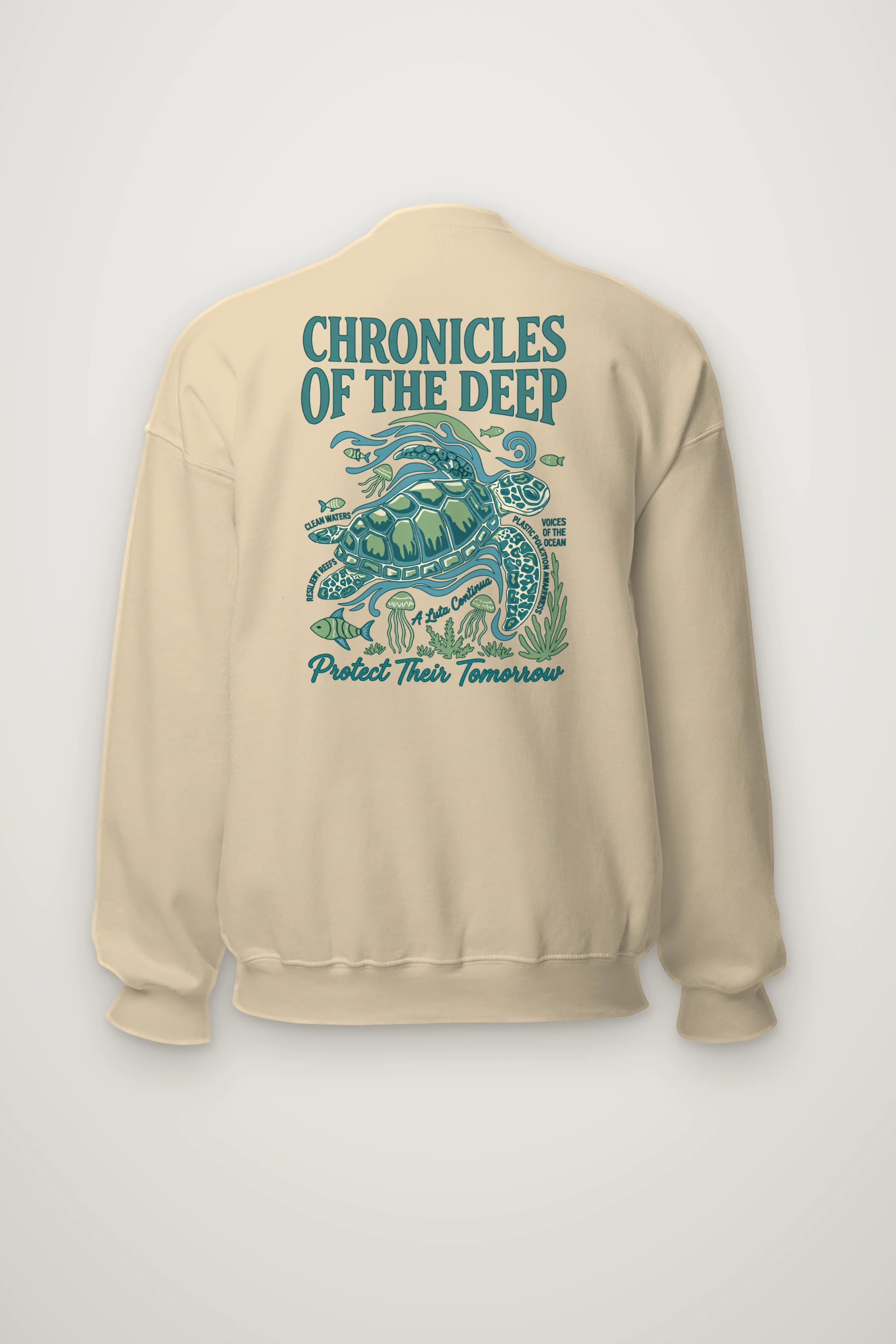 "Protect Their Tomorrow" Heavy Blend Unisex Crewneck Sweatshirt