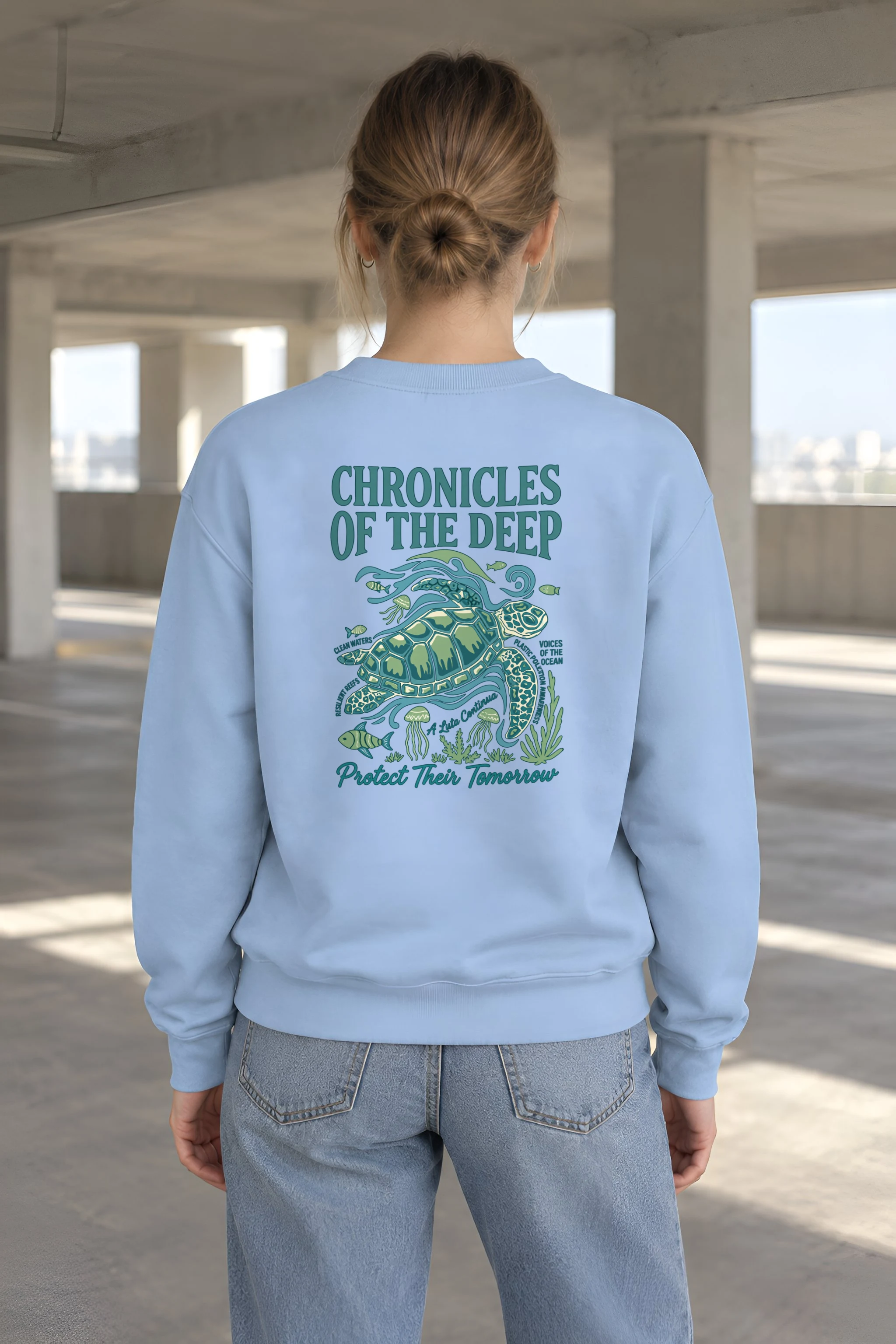 "Protect Their Tomorrow" 1 Crewneck Sweatshirt
