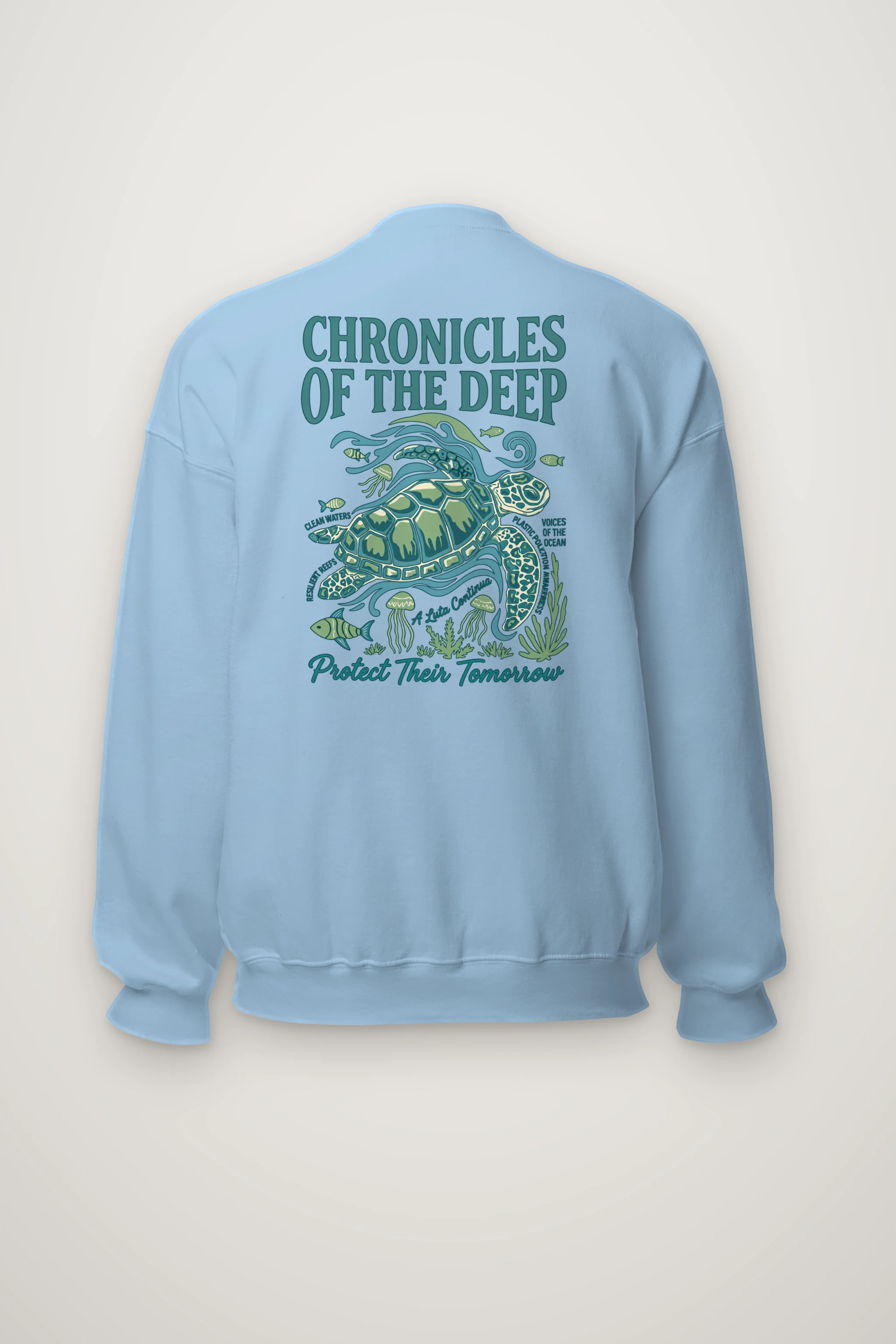 "Protect Their Tomorrow" Heavy Blend Unisex Crewneck Sweatshirt