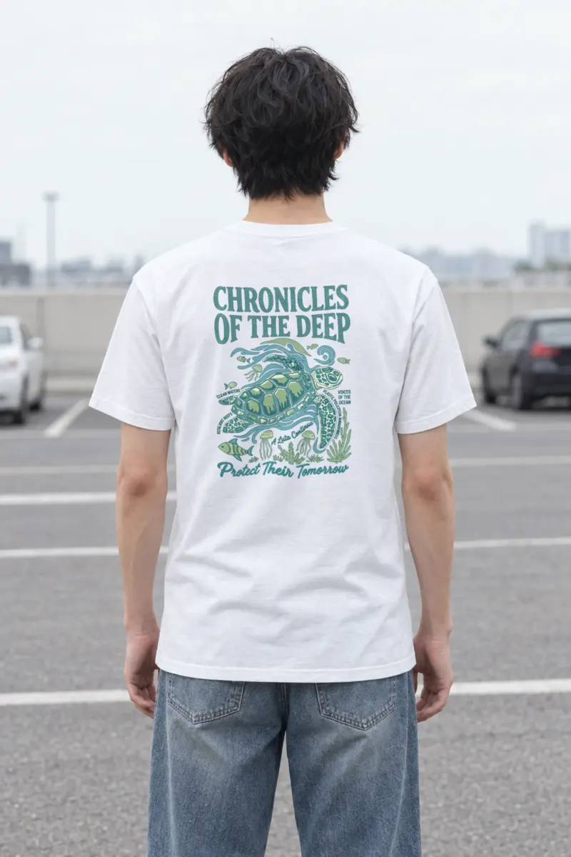 "Protect Their Tomorrow" Heavyweight Unisex Crewneck T-shirt