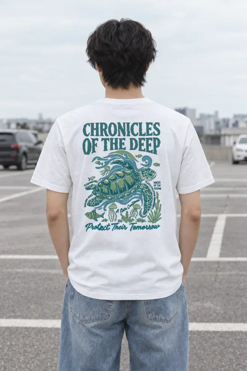"Protect Their Tomorrow" Heavyweight Unisex Crewneck T-shirt | Gildan 5000