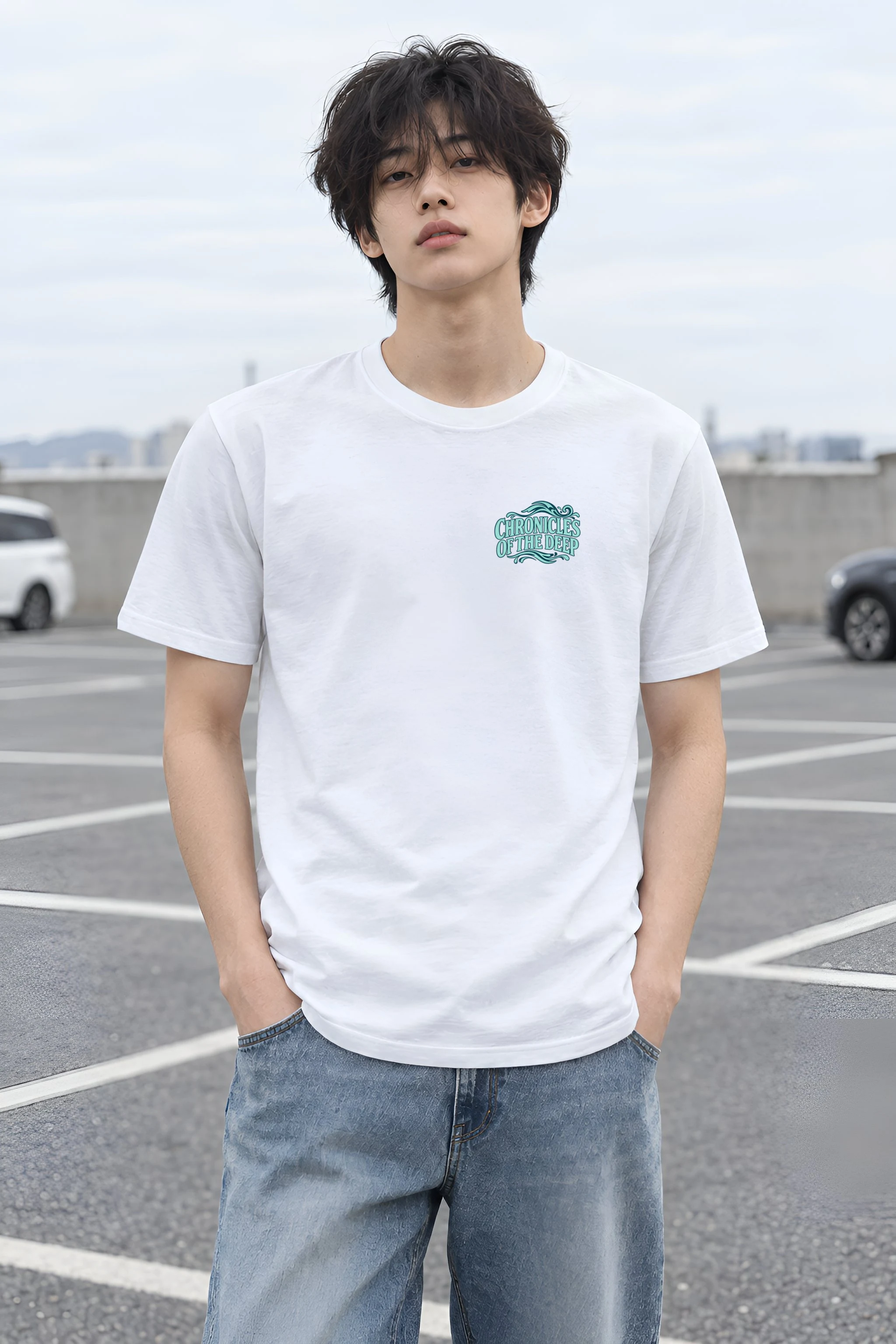 "Protect Their Tomorrow" Heavyweight Unisex Crewneck T-shirt