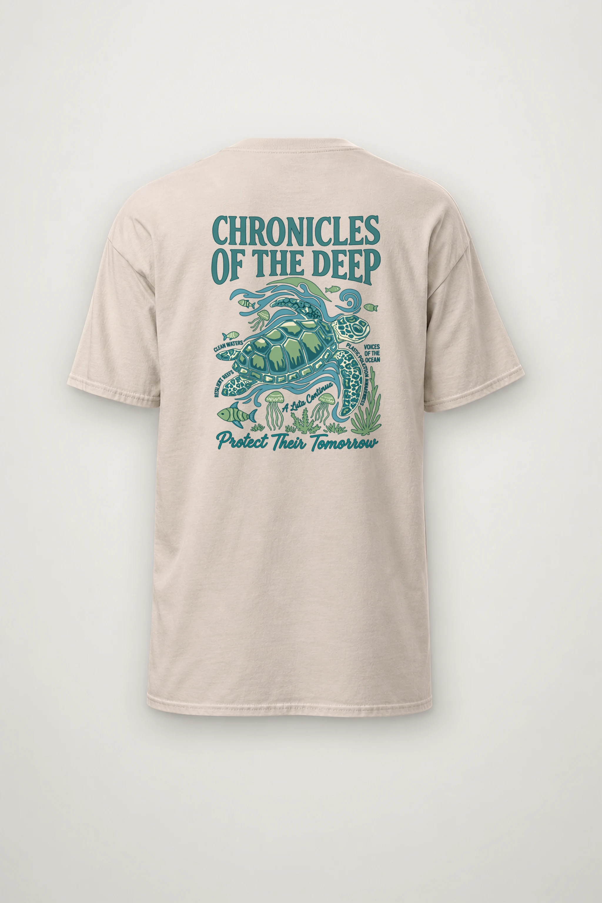 "Protect Their Tomorrow" Heavyweight Unisex Crewneck T-shirt