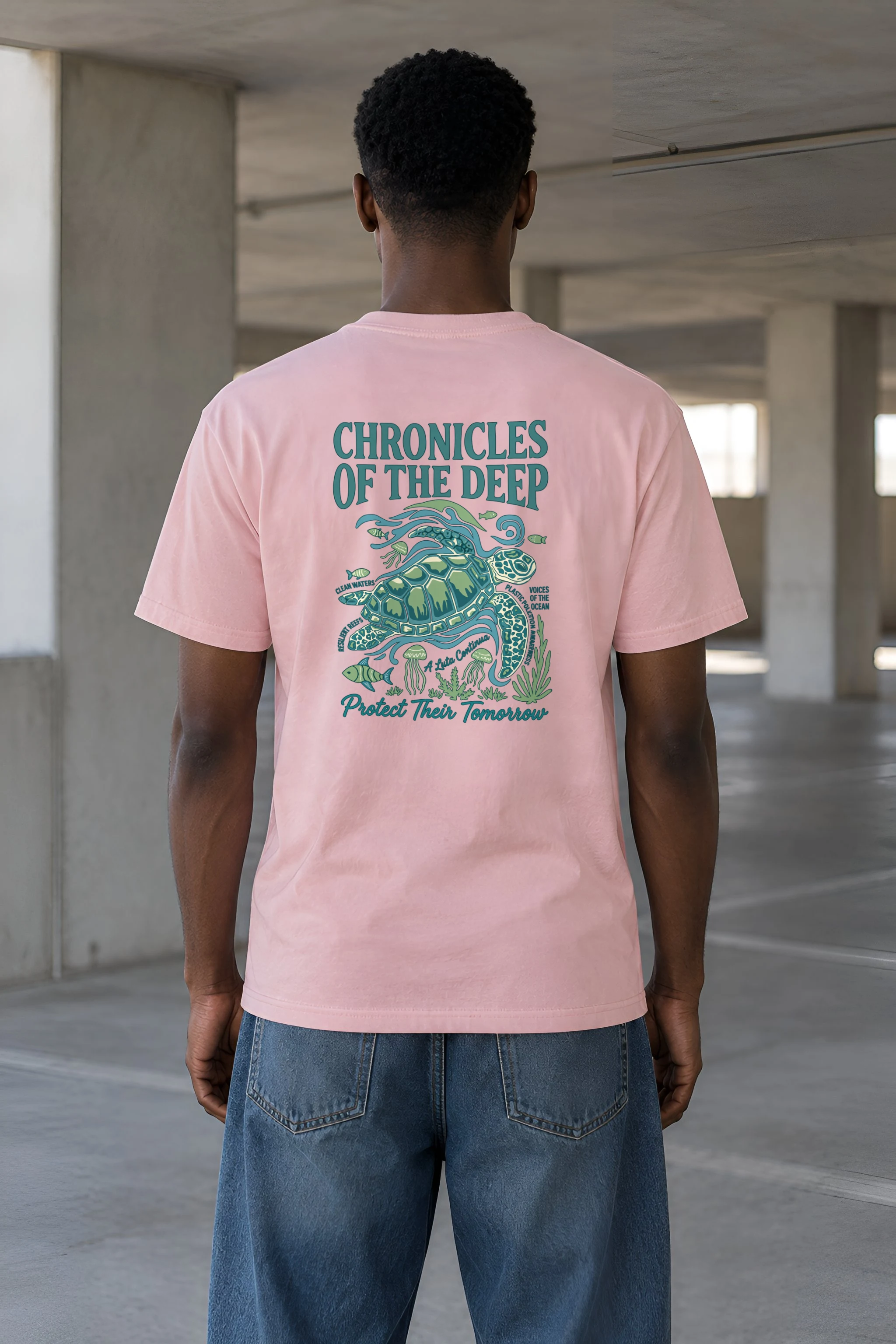 "Protect Their Tomorrow" Heavyweight Unisex Crewneck T-shirt