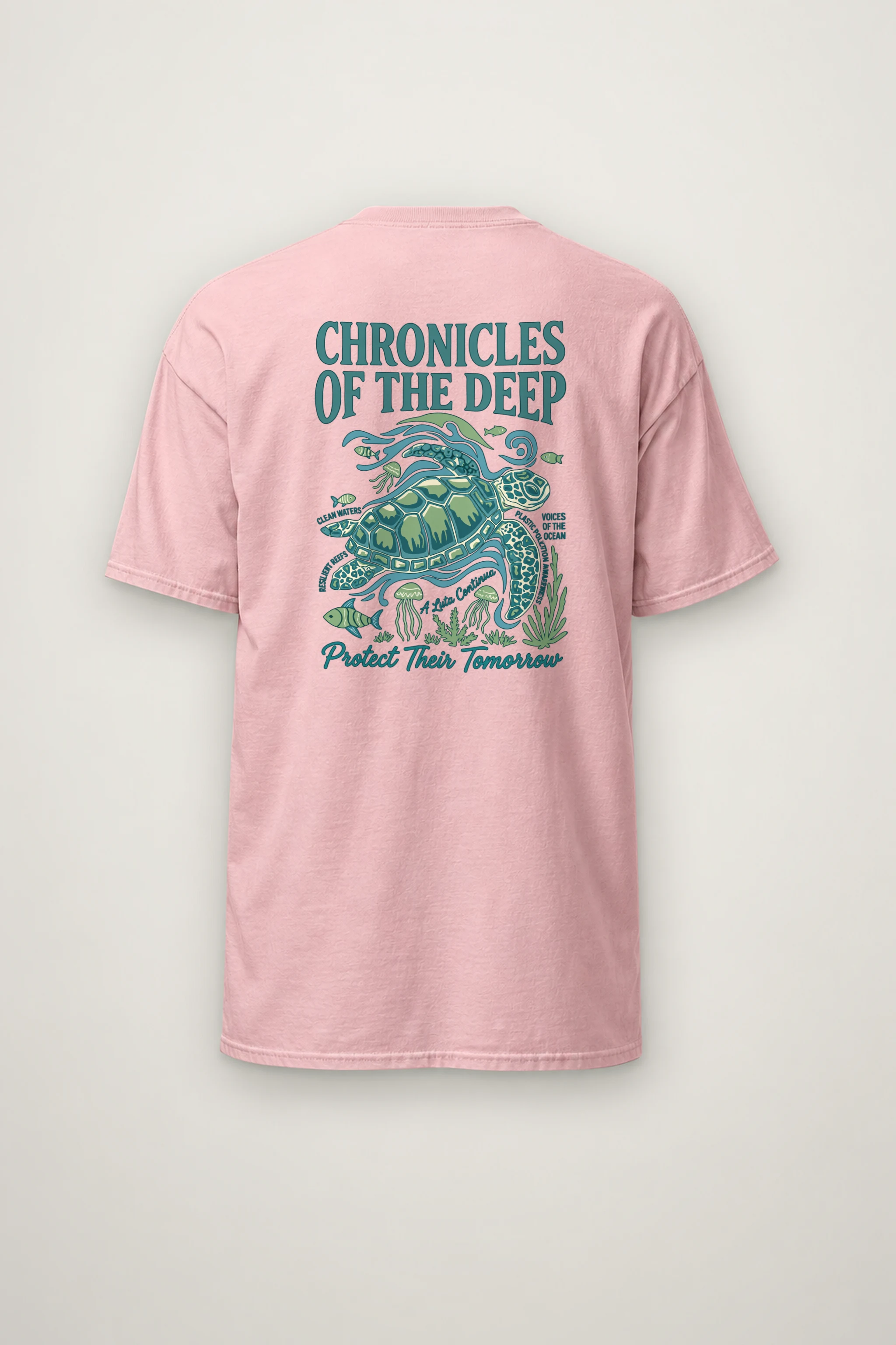 "Protect Their Tomorrow" Heavyweight Unisex Crewneck T-shirt