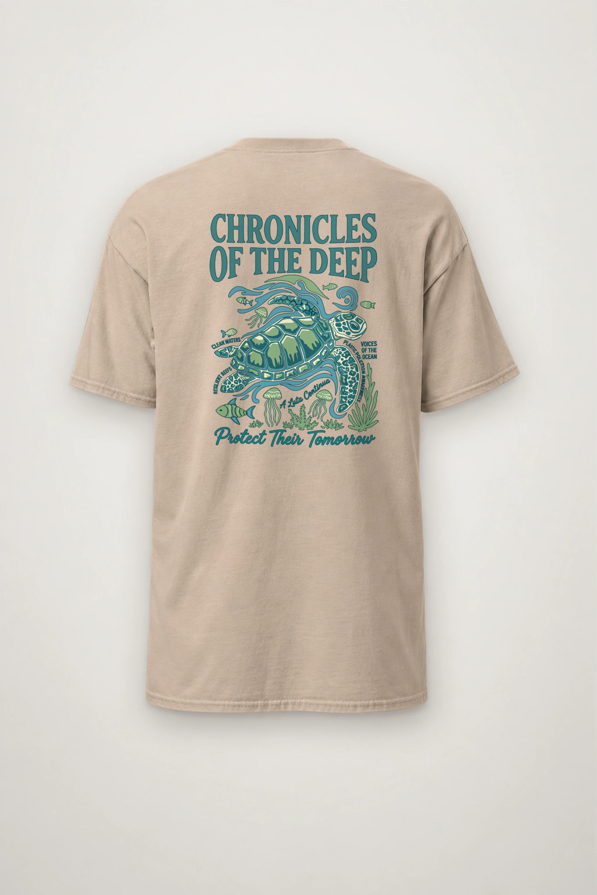 "Protect Their Tomorrow" Heavyweight Unisex Crewneck T-shirt