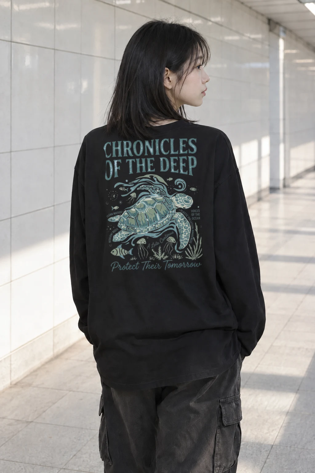 "Protect Their Tomorrow" Unisex Longsleeve T-shirt | Gildan 2400