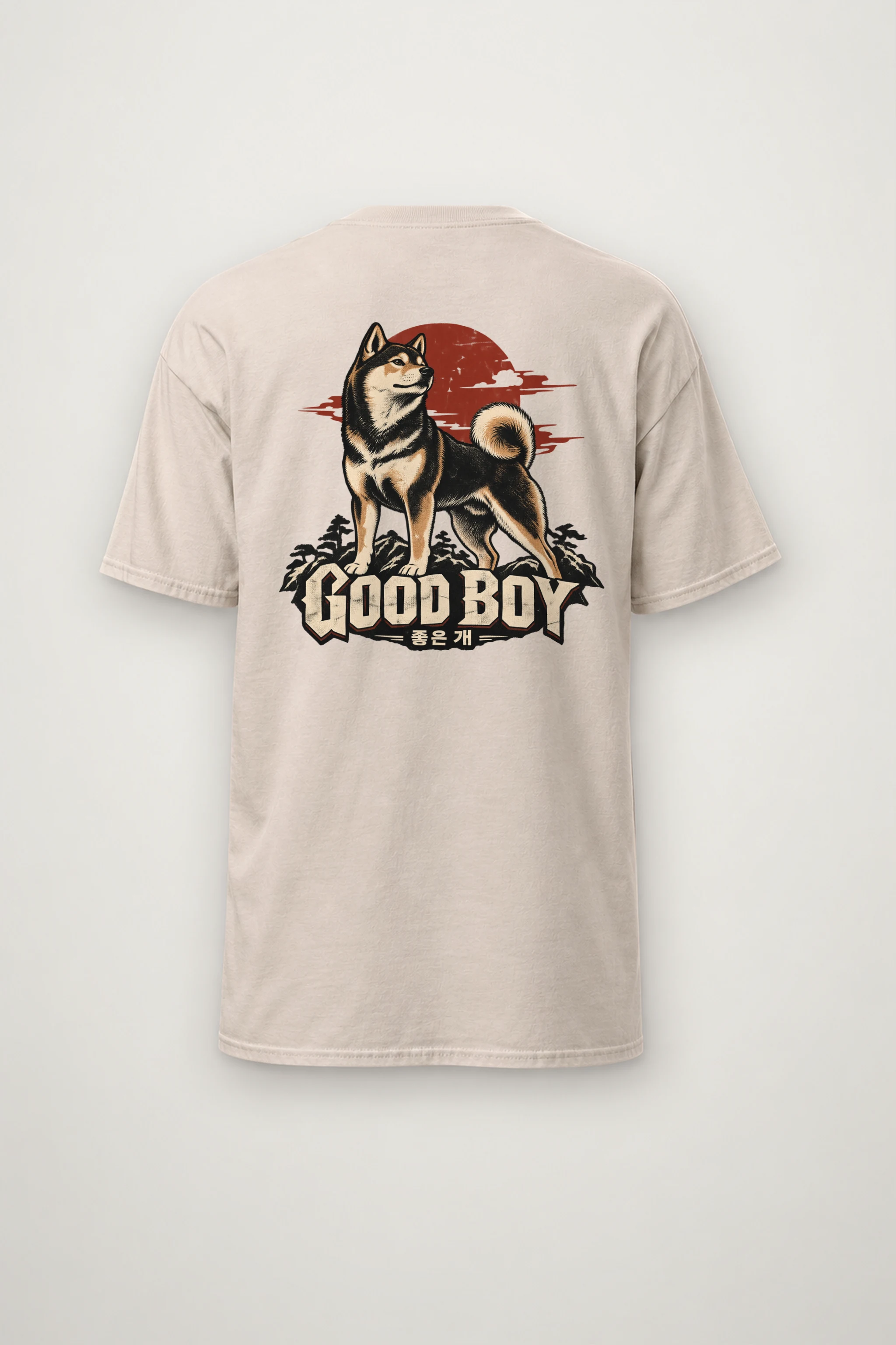 "Proud Shiba Inu" Heavyweight Unisex Crewneck T-shirt
