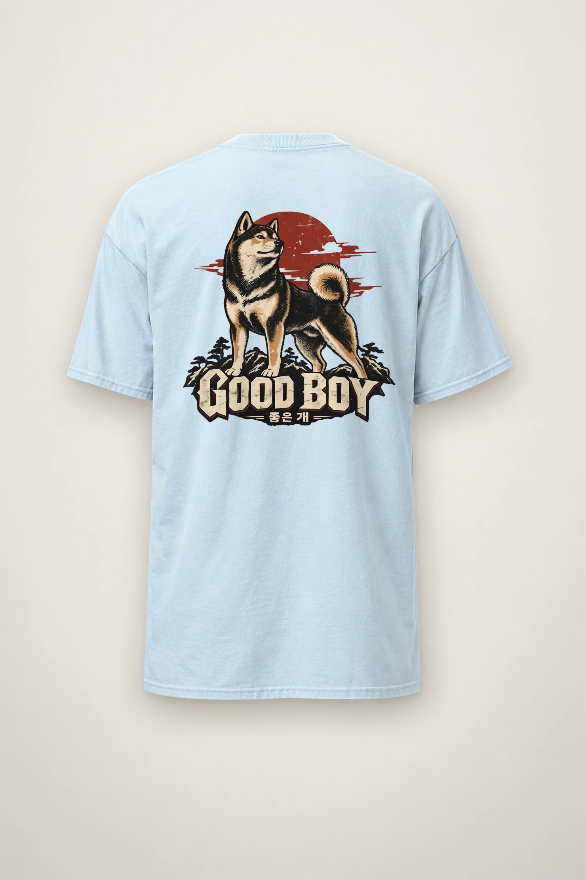 "Proud Shiba Inu" Heavyweight Unisex Crewneck T-shirt