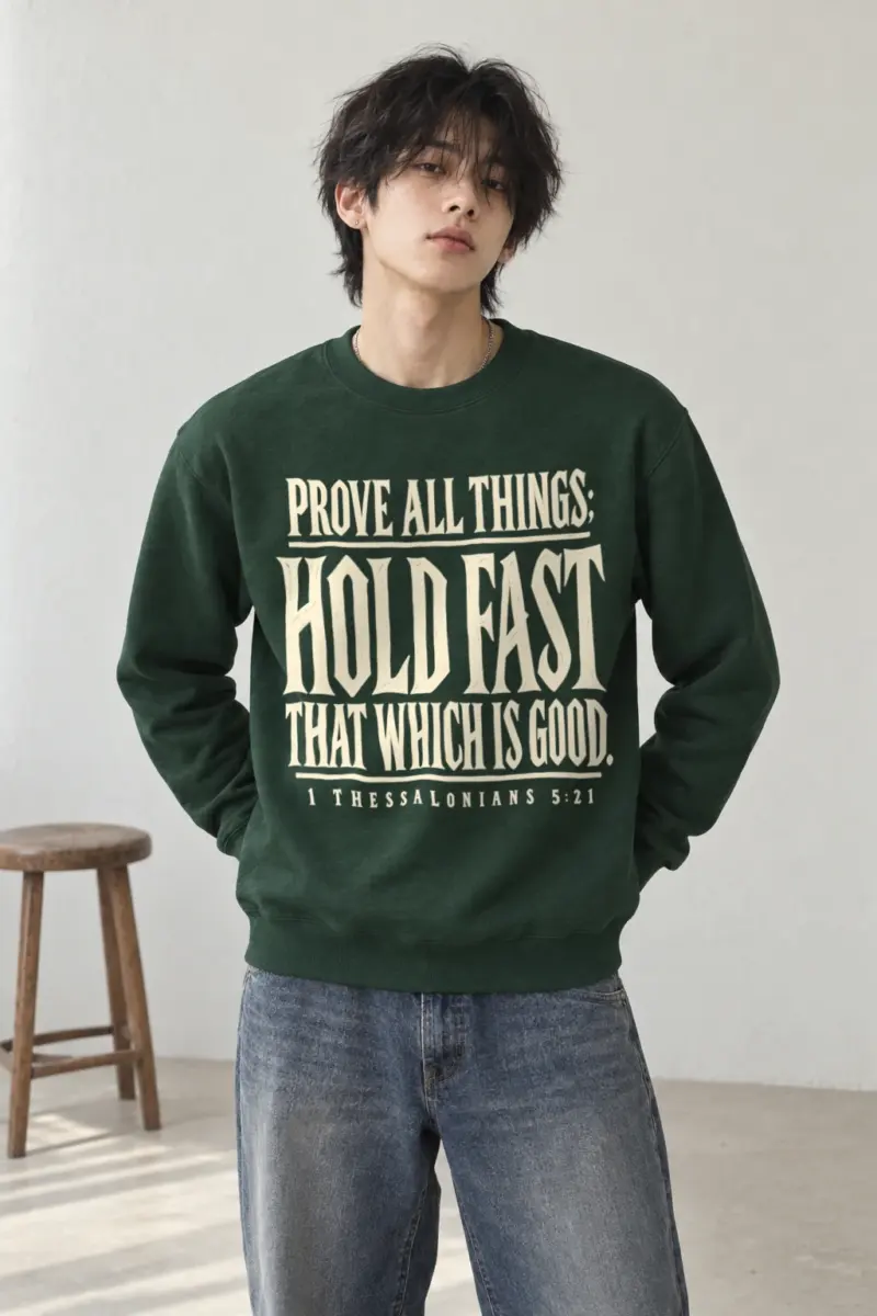"Prove All Things Hold Fast" Heavy Blend Unisex Crewneck Sweatshirt