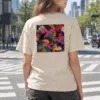 "Psychedelic Floral Bloom" Heavyweight Unisex Crewneck T-shirt | Gildan 5000