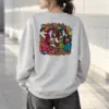 "Psychedelic Sound Sisters" Heavy Blend Unisex Crewneck Sweatshirt | Gildan 18000