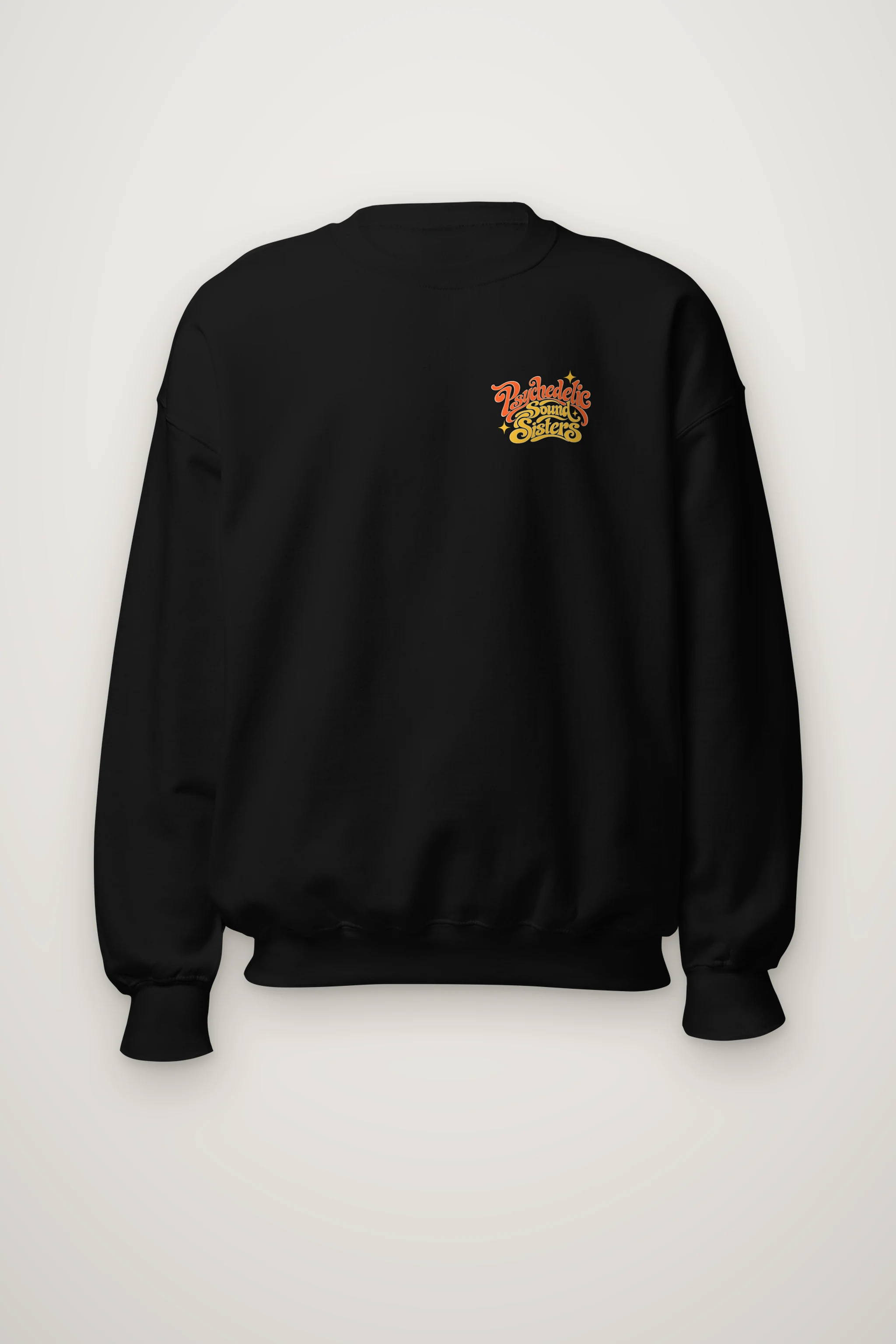"Psychedelic Sound Sisters" Heavy Blend Unisex Crewneck Sweatshirt