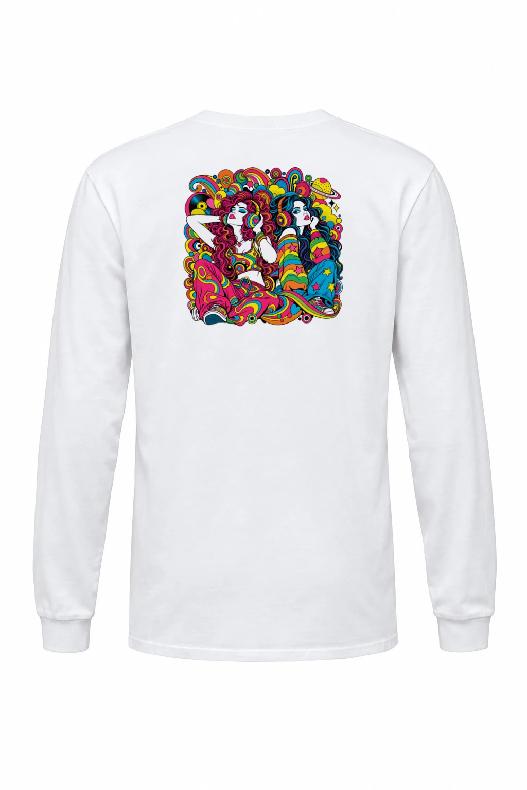"Psychedelic Sound Sisters" Unisex Longsleeve T-shirt | Gildan 2400