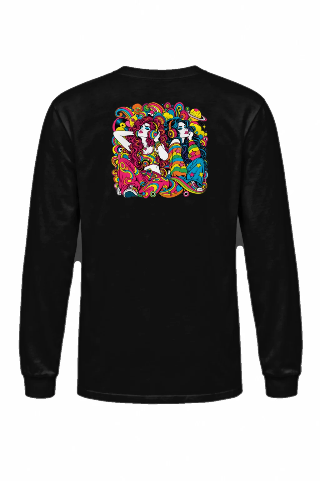 "Psychedelic Sound Sisters" Unisex Longsleeve T-shirt | Gildan 2400