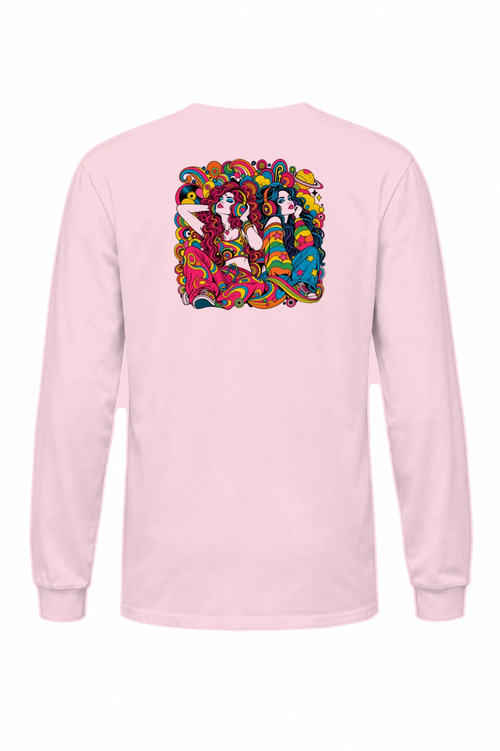 "Psychedelic Sound Sisters" Unisex Longsleeve T-shirt | Gildan 2400