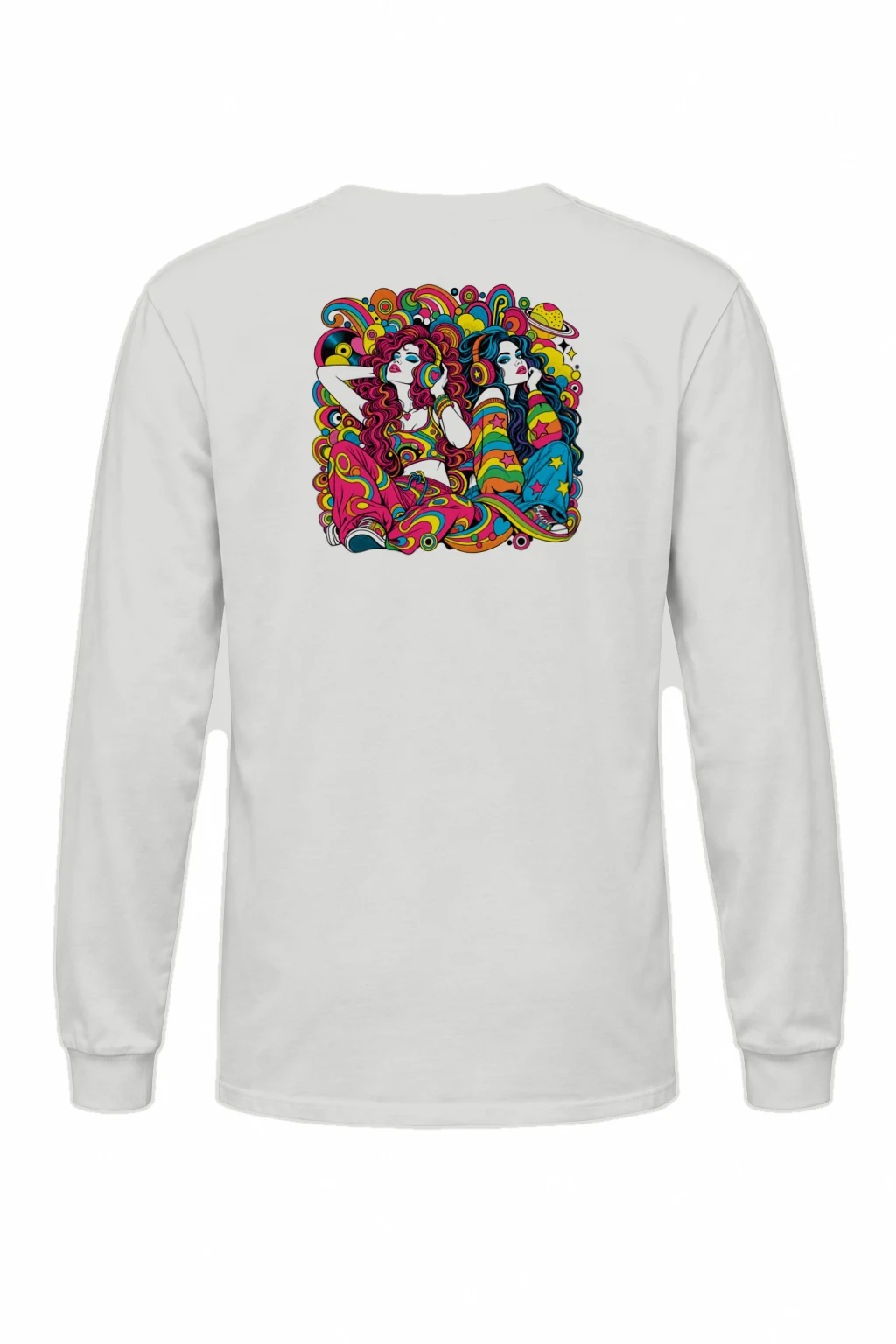 "Psychedelic Sound Sisters" Unisex Longsleeve T-shirt | Gildan 2400