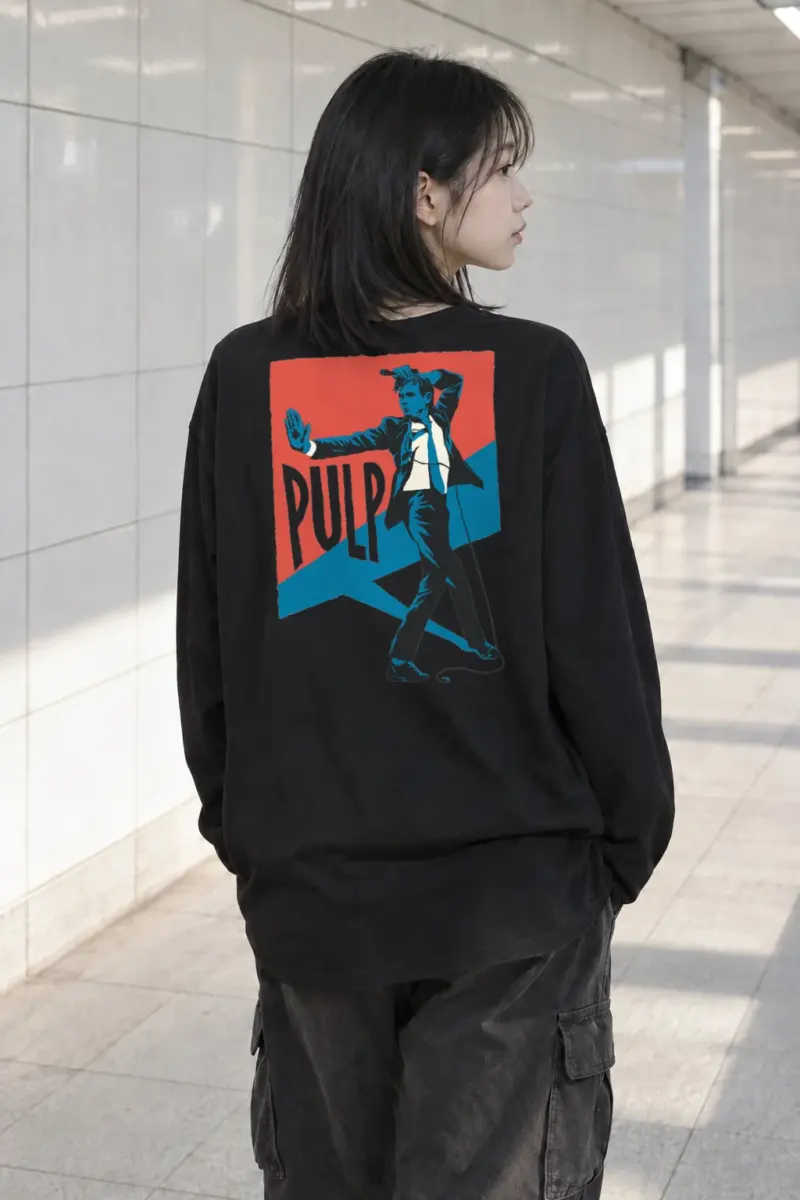 "Pulp Dance Poster" Unisex Longsleeve T-shirt | Gildan 2400