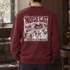 "Punk Cat Guitar" Heavy Blend Unisex Crewneck Sweatshirt | Gildan 18000