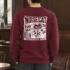 "Punk Cat Guitar" Heavy Blend Unisex Crewneck Sweatshirt