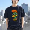 "Punk Duck Headache" Heavyweight Unisex Crewneck T-shirt | Gildan 5000