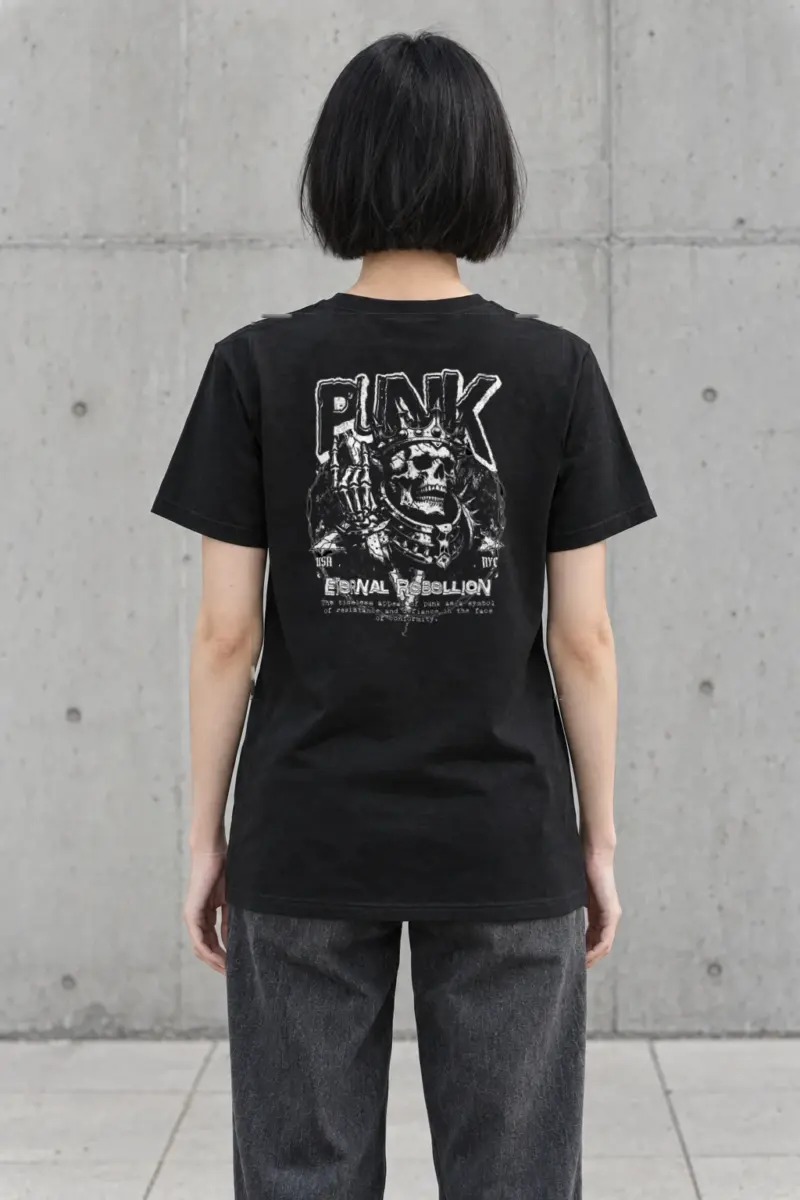 "Punk Eternal Rebellion" Heavyweight Unisex Crewneck T-shirt