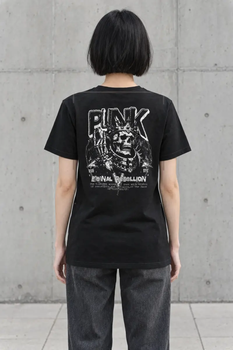 "Punk Eternal Rebellion" Heavyweight Unisex Crewneck T-shirt