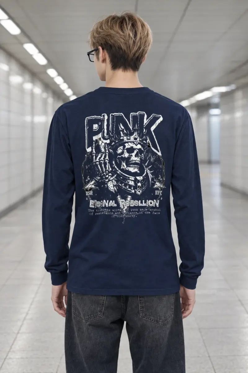 "Punk Eternal Rebellion" Unisex Longsleeve T-shirt | Gildan 2400