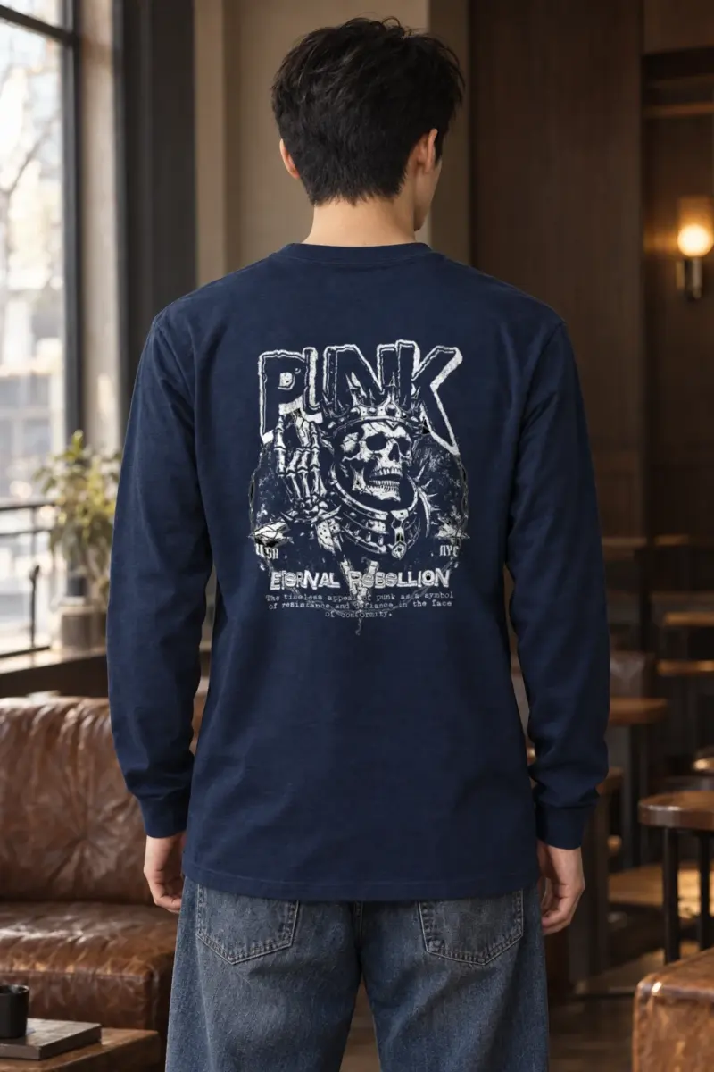 "Punk Eternal Rebellion" Unisex Longsleeve T-shirt