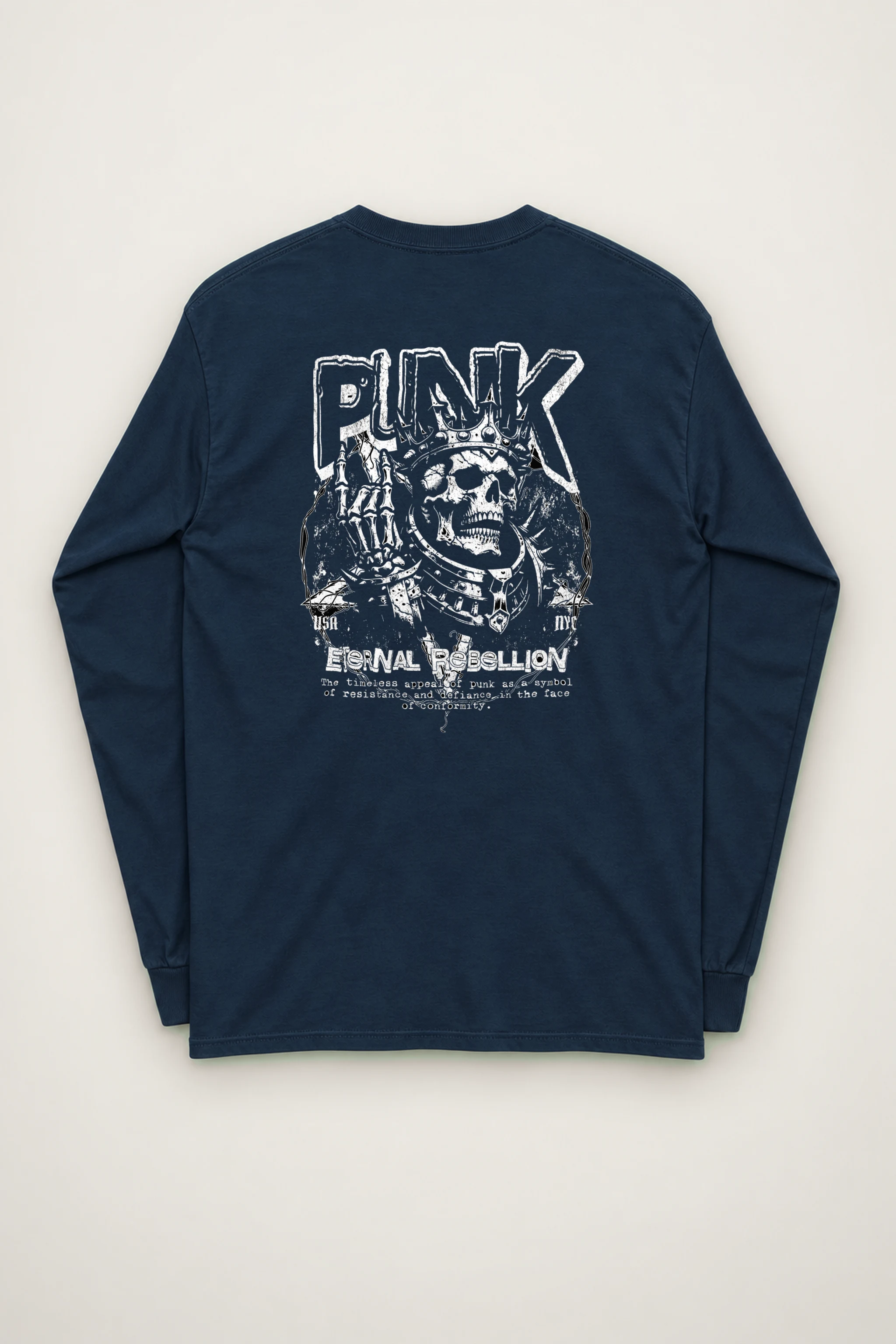 "Punk Eternal Rebellion" Unisex Longsleeve T-shirt