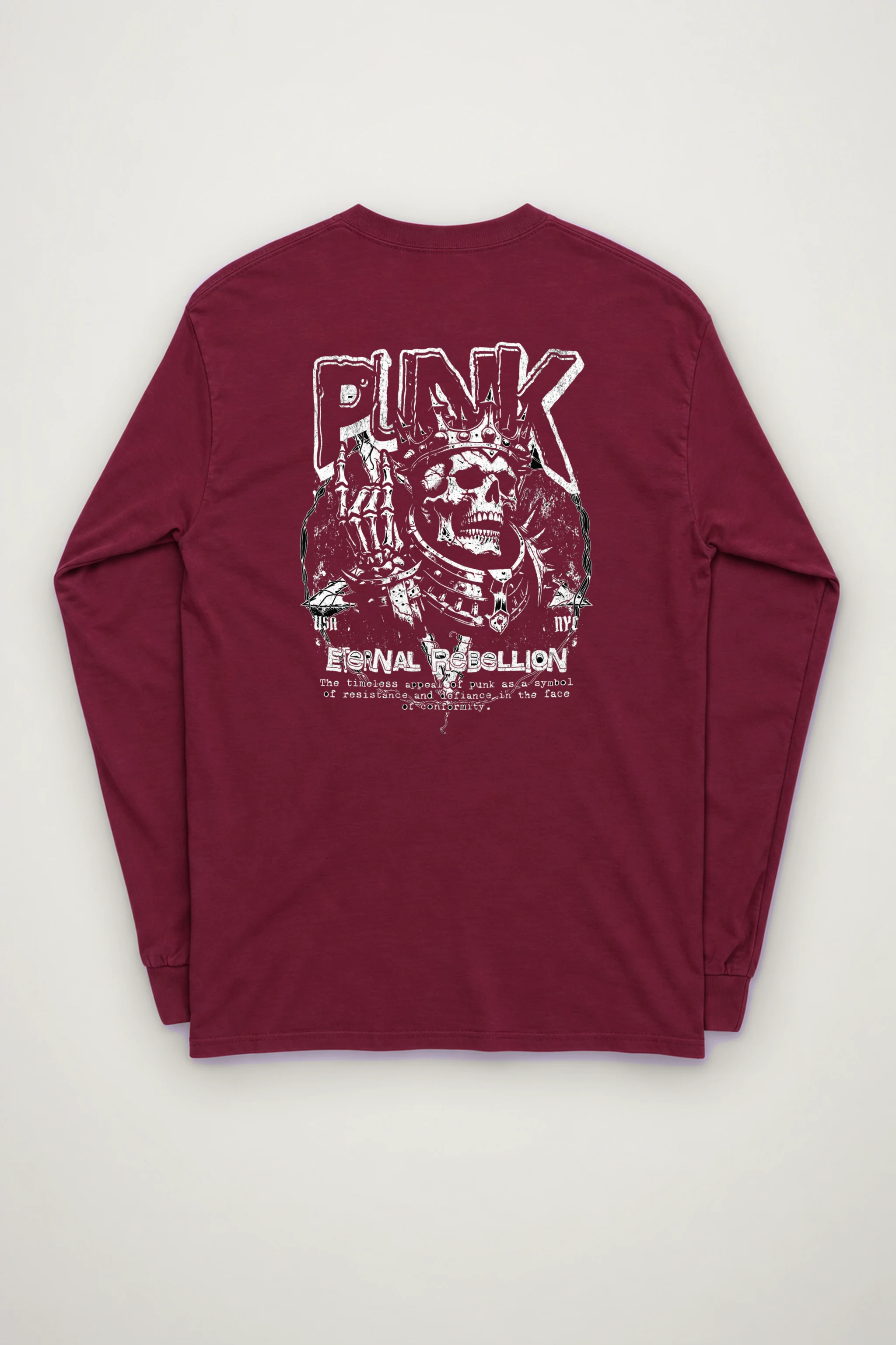 "Punk Eternal Rebellion" Unisex Longsleeve T-shirt
