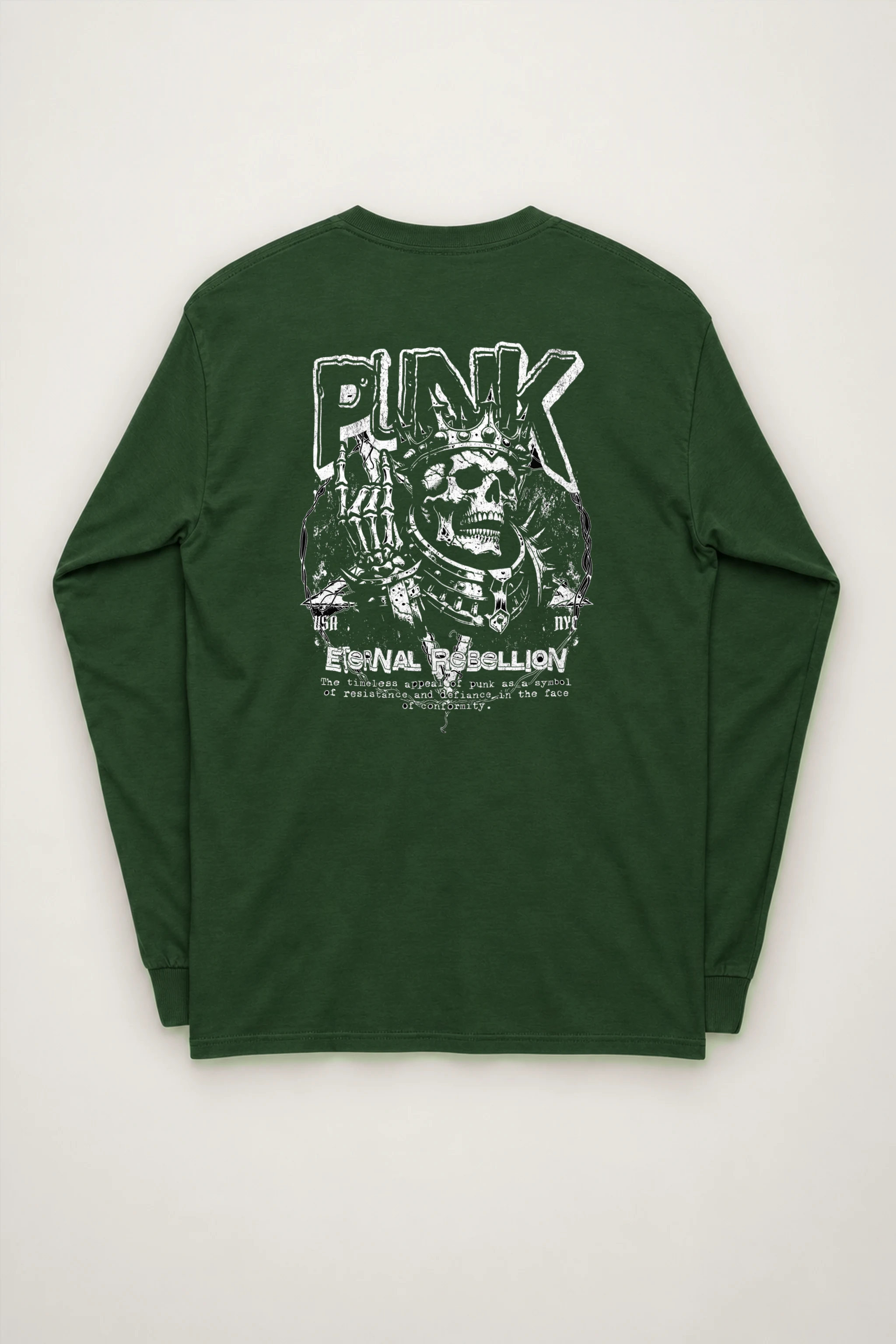 "Punk Eternal Rebellion" Unisex Longsleeve T-shirt
