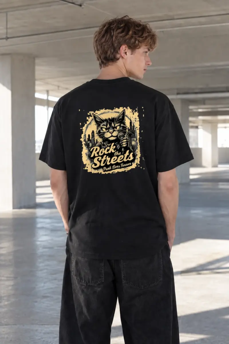 “Punk Lives Forever” Heavyweight Unisex Crewneck T-shirt | Gildan 5000