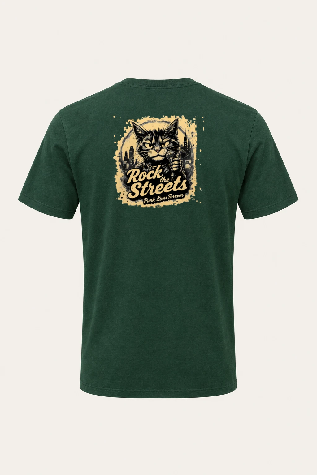 "Punk Lives Forever" Heavyweight Unisex Crewneck T-shirt | Gildan 5000
