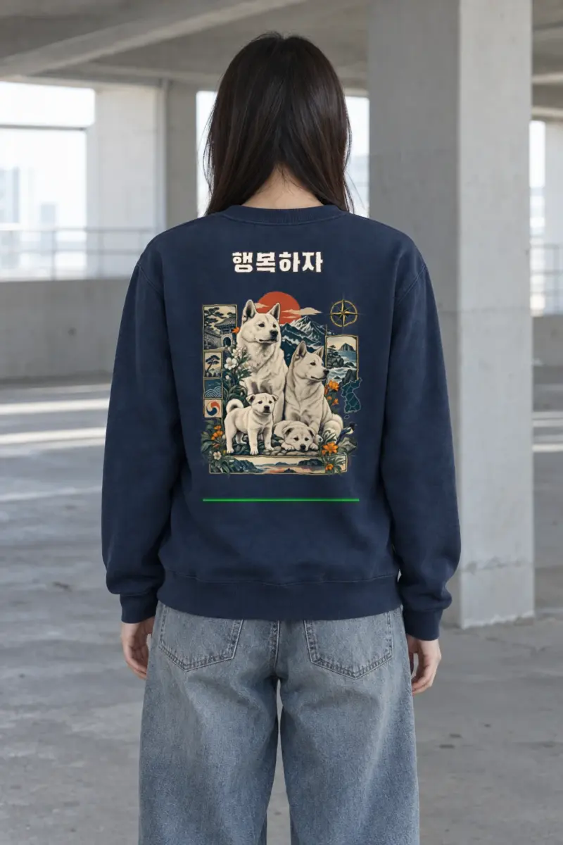 "Puppy Love" Heavy Blend Unisex Crewneck Sweatshirt | Gildan 18000