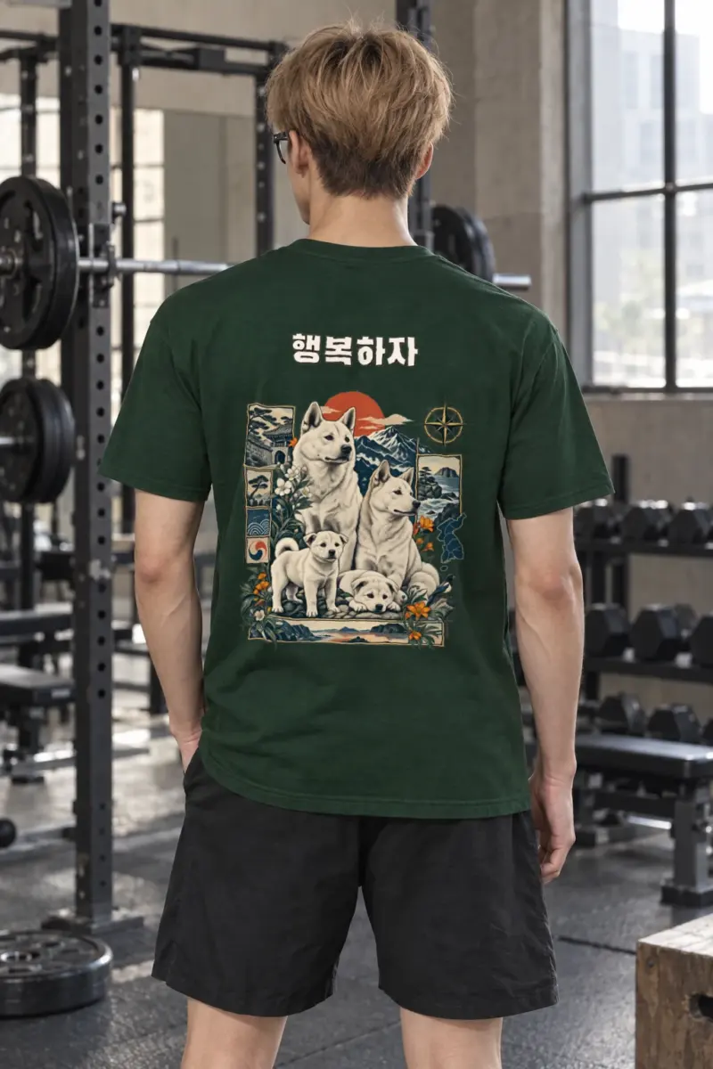 "Puppy Love" Heavyweight Unisex Crewneck T-shirt