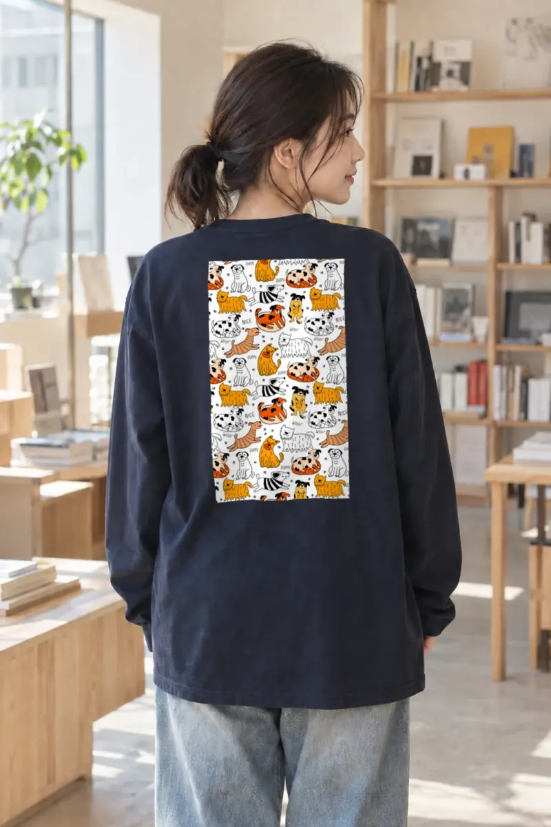 "Puppy Nice Woof" Unisex Longsleeve T-shirt | Gildan 2400