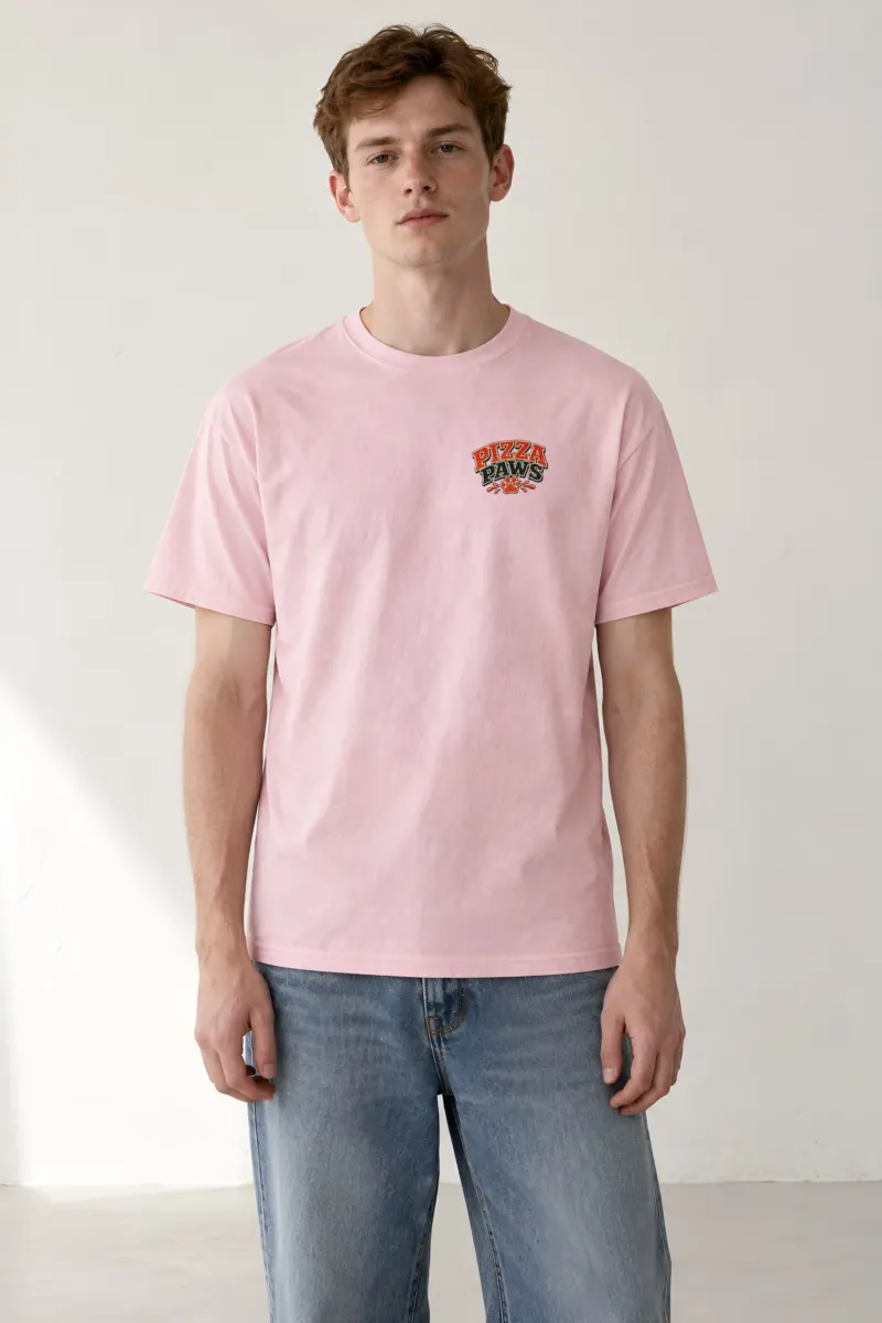 "Puppy Pizza Club" Heavyweight Unisex Crewneck T-shirt
