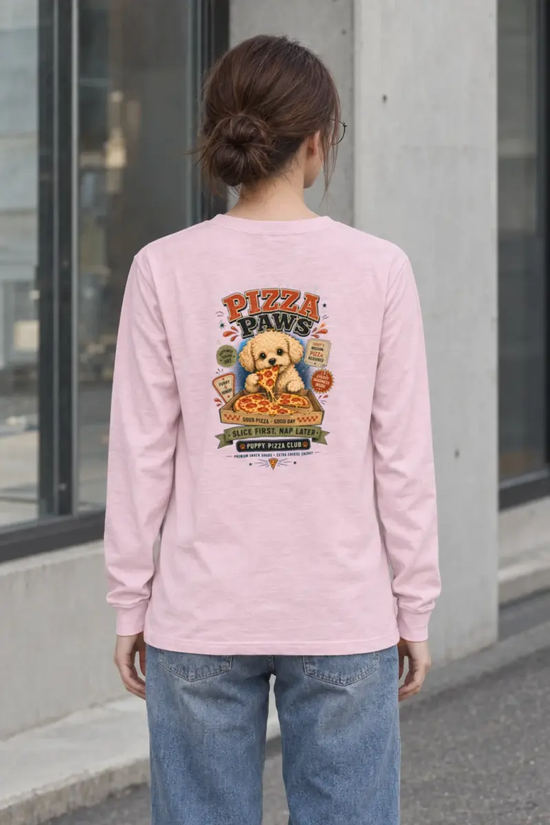 "Puppy Pizza Club" Unisex Longsleeve T-shirt