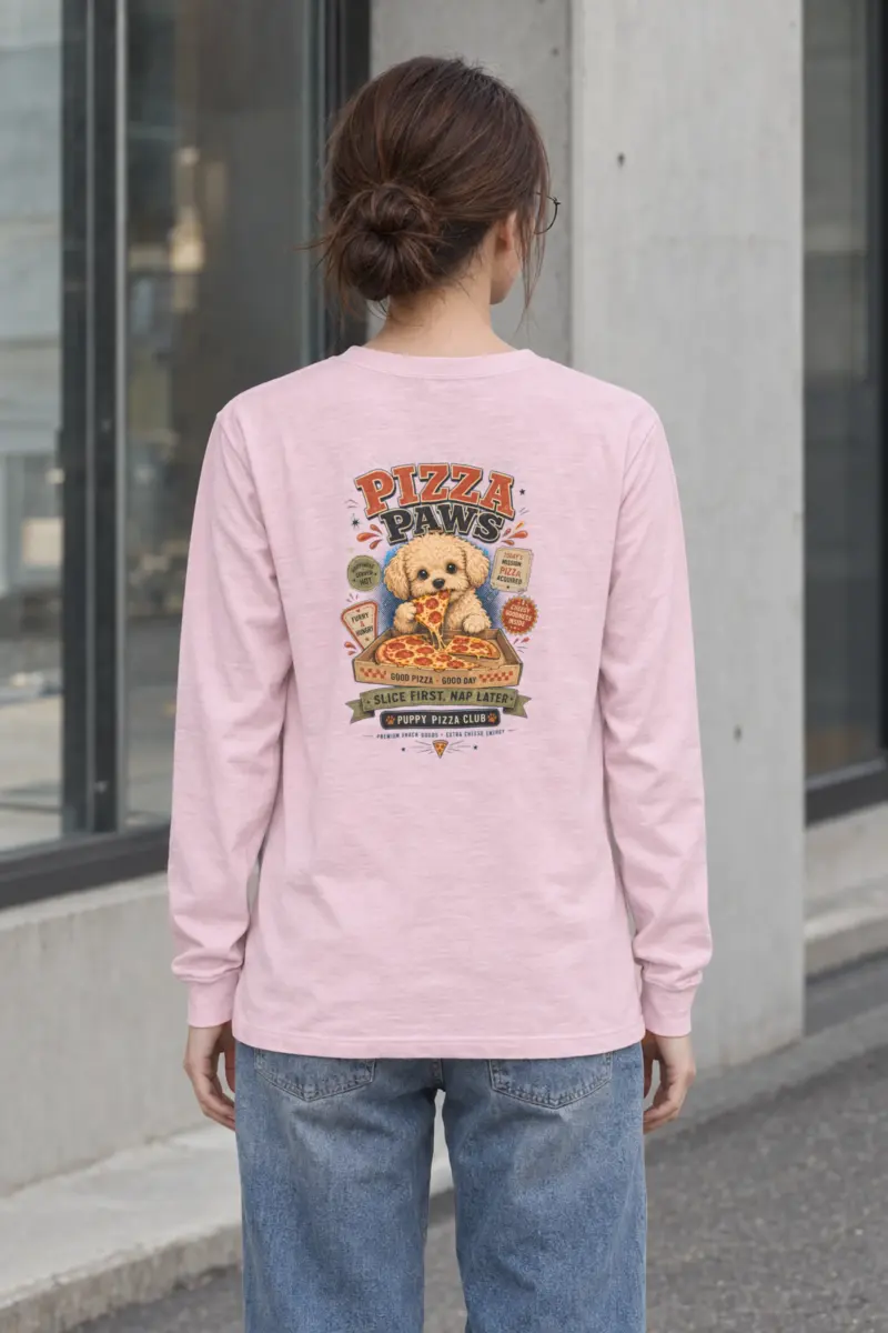 "Puppy Pizza Club" Unisex Longsleeve T-shirt