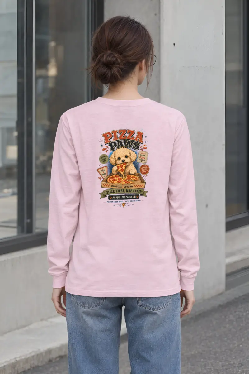 "Puppy Pizza Club" Unisex Longsleeve T-shirt